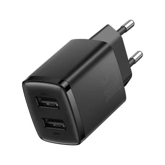 Baseus kompaktni punjač 2U 10.5W crni Baseus kompaktni punjač 2U 10.5W crni