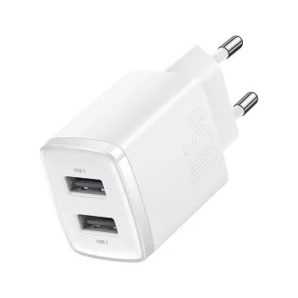 Baseus kompaktni punjač 2U 10.5W bijeli