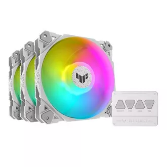 ASUS ventilator TUF GAMING TF120 ARGB 3IN1 WHITE, 3x120mm PC kućište ventilator ASUS ventilator TUF GAMING TF120 ARGB 3IN1 WHITE, 3x120mm PC kućište ventilator
