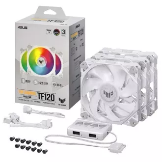 ASUS ventilator TUF GAMING TF120 ARGB 3IN1 WHITE, 3x120mm PC kućište ventilator ASUS ventilator TUF GAMING TF120 ARGB 3IN1 WHITE, 3x120mm PC kućište ventilator