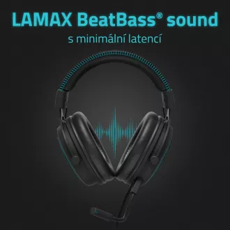 LAMAX Heroes General1 - slušalice - crne