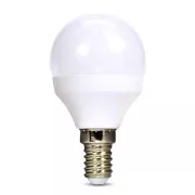 Solight LED žarulja, miniglobe, 6W, E14, 3000K, 510lm, bijeli dizajn
