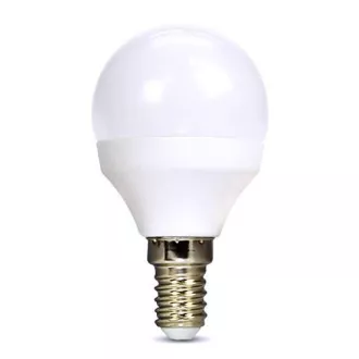 Solight LED žarulja, miniglobe, 6W, E14, 3000K, 510lm, bijeli dizajn