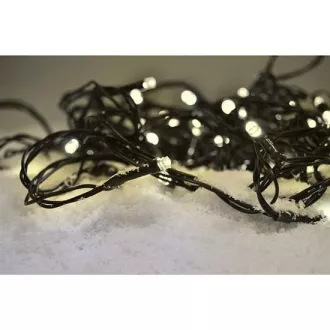 Solight LED vanjski božićni lančić, 100 LED dioda, 10m, 3m kabel, 8 funkcija, timer, IP44, topla bijela