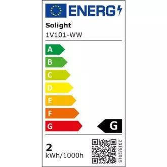 Solight LED vanjski božićni lančić, 100 LED dioda, 10m, 3m kabel, 8 funkcija, timer, IP44, topla bijela