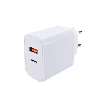 Univerzalni adapter za brzo punjenje Solight USB A+C 20W