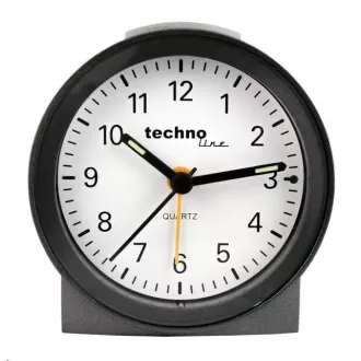 TechnoLine Modell G analogna budilica, srebrna