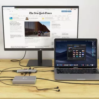 DICOTA USB-C prijenosna 8-u-1 priključna stanica 4K HDMI/PD 100 W