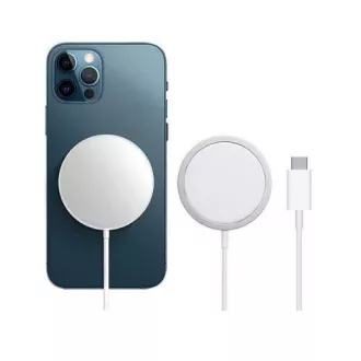 1stCOOL bežični QI punjač 15 W, prijenosni, magnetski, MagSafe kompatibilan, bijeli