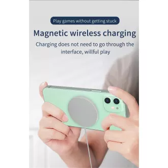 1stCOOL bežični QI punjač 15 W, prijenosni, magnetski, MagSafe kompatibilan, bijeli