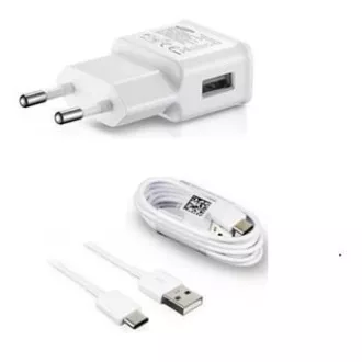 Samsung mrežni punjač EP-TA200EWE + EP-DG970BWE, USB-C, 15W, bijeli