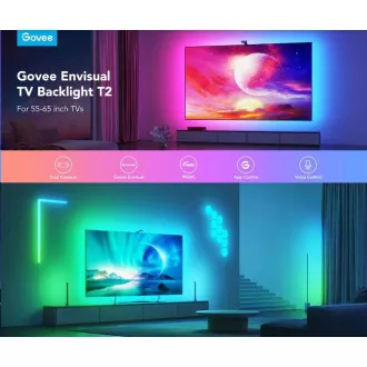 Govee DreamView T2 DUAL TV 55-65" SMART LED pozadinsko osvjetljenje RGBIC
