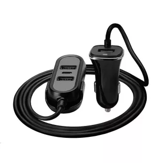 TRACER auto punjač 12-24V Multicharge 3xUSB 7, 2A + PD 18W