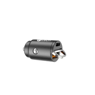 C-TECH USB auto punjač UCC-02, 1x tip C + 1x tip A, 30W C-TECH USB auto punjač UCC-02, 1x tip C + 1x tip A, 30W