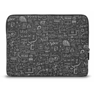CONNECT IT Doodle torbica za prijenosno računalo 15,6", crna