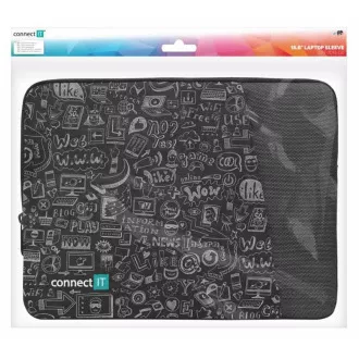 CONNECT IT Doodle torbica za prijenosno računalo 15,6", crna