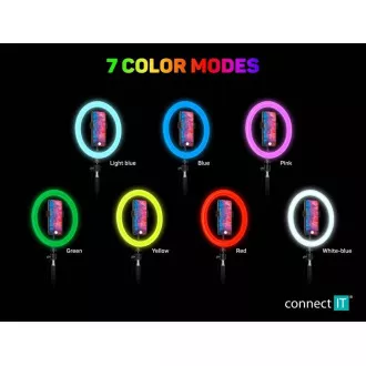 CONNECT IT Streaming Box Selfie10Ring kružno 10" RGB LED svjetlo CONNECT IT Streaming Box Selfie10Ring kružno 10" RGB LED svjetlo