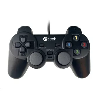 C-TECH gamepad Callon za PC/PS3, 2x analogni, X-ulaz, vibracija, 1.8m kabel, USB