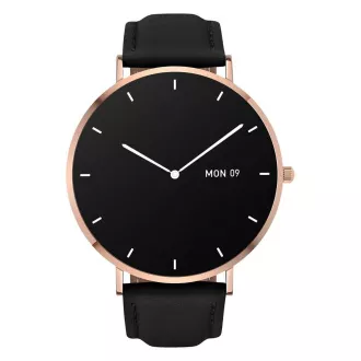 Garett Smartwatch Verona zlatni, crni remen