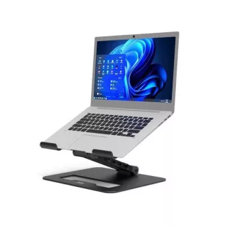 PORT priključna stanica s podesivim postoljem za prijenosno računalo za do 7 perifernih uređaja putem USB-C, crna PORT priključna stanica s podesivim postoljem za prijenosno računalo za do 7 perifernih uređaja putem USB-C, crna