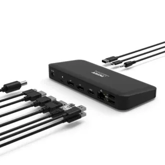 PORT priključna stanica za do 9 perifernih uređaja putem USB-C, crna PORT priključna stanica za do 9 perifernih uređaja putem USB-C, crna