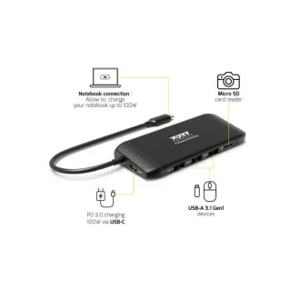 PORT docking stanica 8 u 1 snage do 100 W