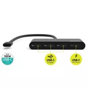PORT hub USB-C s priključcima 3x USB-C 3.1 + 1x USB-C 100 W PD