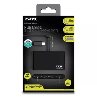 PORT hub USB-C s priključcima 3x USB-C 3.1 + 1x USB-C 100 W PD