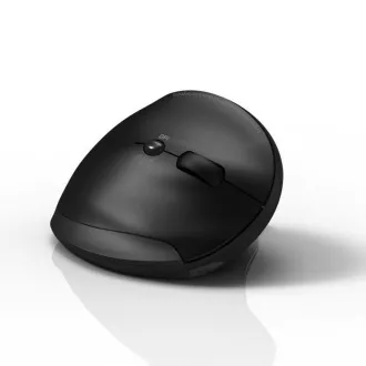 PORT vertikalni bežični ergonomski miš, BT, 2,4 GHz, USB-A/C, za dešnjake, crni