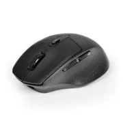 PORT punjivi miš s dvostrukom bežičnom vezom, BT, 2,4 GHz, USB-A/C, crni