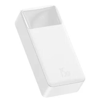 Baseus Bipow powerbank s digitalnim zaslonom 30000mAh 15W bijeli