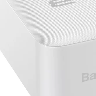 Baseus Bipow powerbank s digitalnim zaslonom 30000mAh 15W bijeli