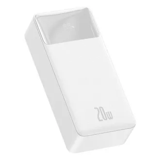 Baseus Bipow powerbank s digitalnim zaslonom 30000mAh 20W bijeli