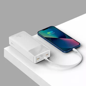 Baseus Bipow powerbank s digitalnim zaslonom 30000mAh 20W bijeli