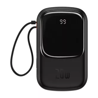 Baseus Qpow Pro Digital Display Fast Charge Power Bank 20000mAh 20W iP crna