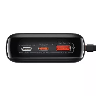 Baseus Qpow Pro Digital Display Fast Charge Power Bank 20000mAh 20W iP crna