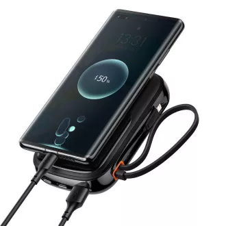 Baseus Qpow Pro Digital Display Fast Charge Power Bank 20000mAh 20W iP crna