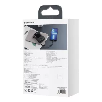 Baseus Qpow Pro Digital Display Fast Charge Power Bank 20000mAh 20W iP crna