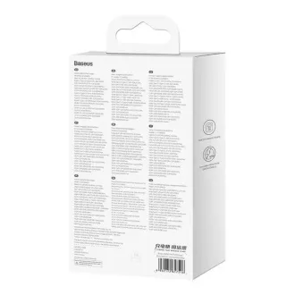 Baseus GaN5 Pro adapter za brzo punjenje 2x USB-C + USB-A 65W bijeli