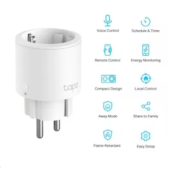 TP-Link Tapo P115(1-pack)(EU) pametna WiFi mini utičnica (3680W, 16A, 2,4 GHz, BT)