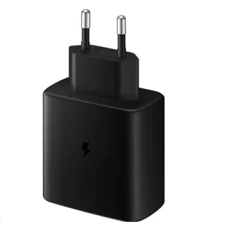 Samsung putni punjač EP-T4510XBE, brzo punjenje 45W, USB-C + USB-C podatkovni kabel, crni