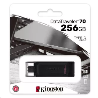 Kingston Flash Disk 256GB DataTraveler DT70 (USB-C)