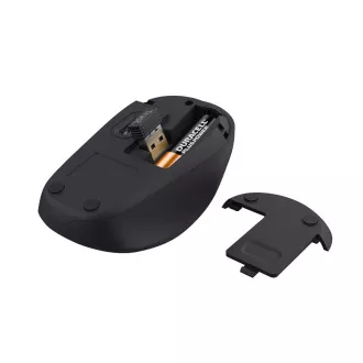 TRUST miš TM-201 WIRELESS MOUSE ECO, optički, crni