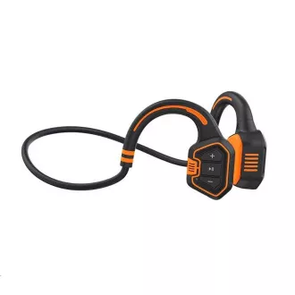 EVOLVEO bežične slušalice BoneSwim MP3 16GB, na jagodice, narančaste