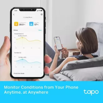 TP-Link Tapo T315 pametni monitor temperature i vlažnosti s 2,7" LCD zaslonom