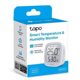 TP-Link Tapo T315 pametni monitor temperature i vlažnosti s 2,7" LCD zaslonom