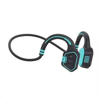 EVOLVEO bežične slušalice BoneSwim MP3 16GB, na jagodice, plave - Raspakiran