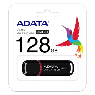 ADATA Flash Disk 256GB UV150, USB 3.1 Dash Drive (R:90/W:20 MB/s) crni