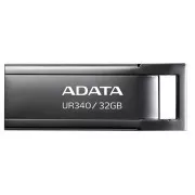ADATA Flash Disk 32GB UR340, USB 3.2 Dash Drive, sjajni crni metal