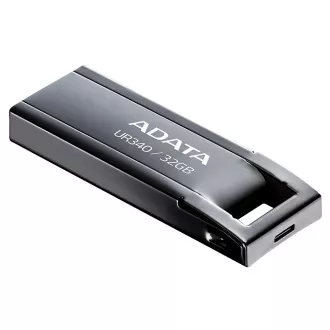 ADATA Flash Disk 32GB UR340, USB 3.2 Dash Drive, sjajni crni metal